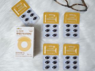 소버스 눈건강엔 루테인 아스타잔틴 — 5점을 준 리뷰어가 2021년 1월 올린 사용 사진
