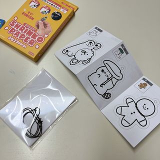워터멜론컴퍼니 슈링코 페이퍼 3개 Set / 슈링클스 호환 종이 키링 만들기 미술놀이 재료 키트 — 4점을 준 리뷰어가 2022년 11월 올린 사용 사진