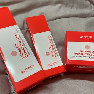 아이앤립 / EYENLIP 아이앤립 연어오일 리바이탈라이징 토너+앰플+크림 3종 세트 — 5점을 준 리뷰어가 2021년 7월 올린 사용 사진