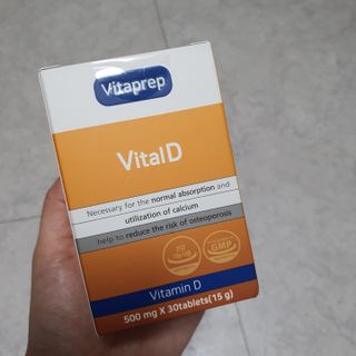 뉴트리션팩토리 비타프렙 바이탈디 비타민D 500mg — 5점을 준 리뷰어가 2021년 8월 올린 사용 사진