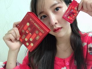 프리마인 귀족의 콜라겐, 92배 흡수율. 럭셔리 프리미엄 셀라브 콜라겐필름 30매 — 5점을 준 리뷰어가 2021년 10월 올린 사용 사진