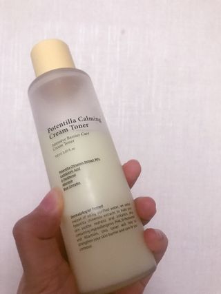키노닉스 포텐틸라 카밍 크림 토너 — 5점을 준 리뷰어가 2021년 10월 올린 사용 사진