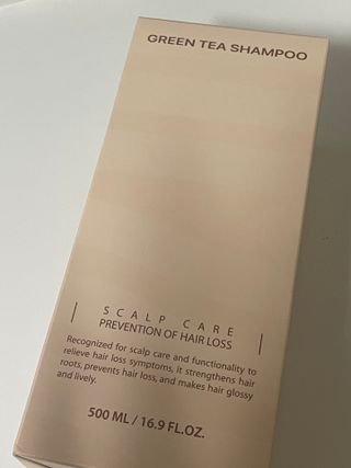프리마인 더이상 뻣뻣하고 효과없는 탈모샴푸는 NO. 근본부터 케어하는 셀베이스 그린티샴푸(500ml) — 5점을 준 리뷰어가 2023년 4월 올린 사용 사진