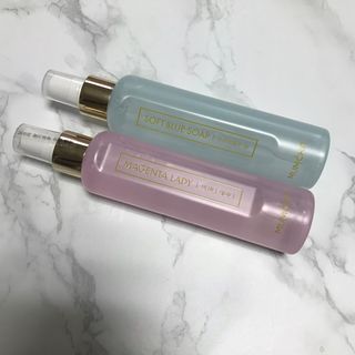 멈칫 X 최준 헤어 앤 바디미스트 소프트블루솝, 마젠타레이디 2종 — 5점을 준 리뷰어가 2021년 8월 올린 사용 사진