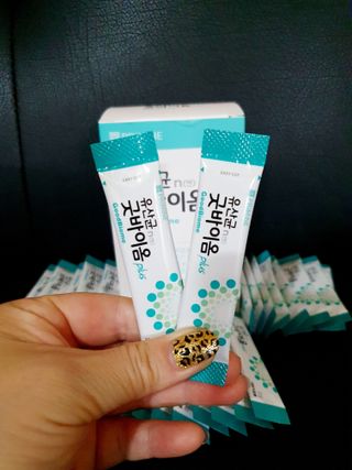 프리마인 유산균 국가지정연구소 선정, 살아있는 생유산균 200억 마리의 힘. 유산균n굿바이옴플러스 — 5점을 준 리뷰어가 2021년 9월 올린 사용 사진