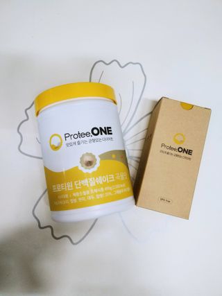 프로티원 단백질쉐이크 곡물맛 2주분 1통+보틀 — 5점을 준 리뷰어가 2021년 4월 올린 사용 사진