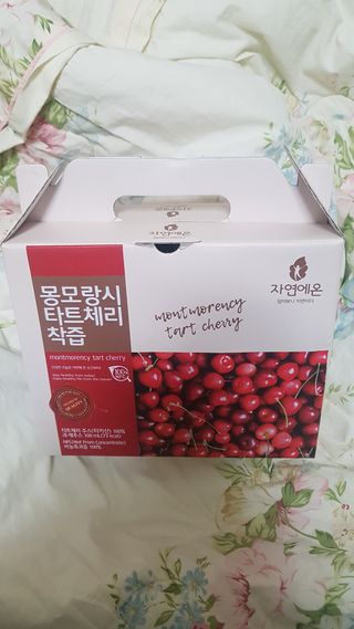 자연에온 몽모랑시 타트체리 착즙 100mL 10개입 2BOX — 5점을 준 리뷰어가 2021년 1월 올린 사용 사진