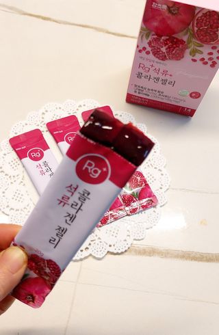 함초록 Rg+ 석류콜라겐젤리 — 5점을 준 리뷰어가 2021년 3월 올린 사용 사진