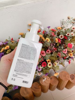 카오리온코스메틱스 클린온 버블 핸드 워시 500ml — 5점을 준 리뷰어가 2021년 8월 올린 사용 사진