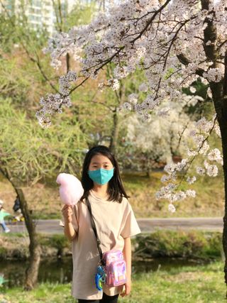 아르보노브라 아르보노 주니어 베이직 반팔 브라 티셔츠 — 4점을 준 리뷰어가 2022년 4월 올린 사용 사진