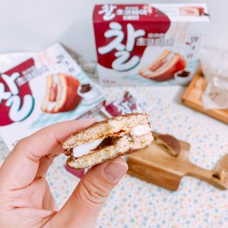 찰초코파이 앙크림 찰 초코파이 정 앙크림 — 5점을 준 리뷰어가 2020년 12월 올린 사용 사진