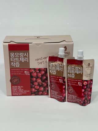자연에온 몽모랑시 타트체리 3종 세트 구성 - 저분자콜라겐젤리, NFC 착즙주스 — 5점을 준 리뷰어가 2021년 7월 올린 사용 사진