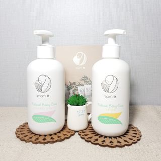 mom e 맘이 내추럴 베이비 케어 샴푸앤바스+로션 — 5점을 준 리뷰어가 2021년 1월 올린 사용 사진