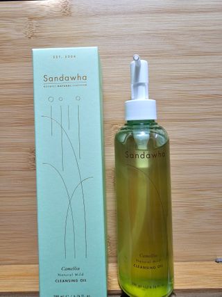 스킨큐어 산다화 순한 클렌징 동백 오일 200ml — 5점을 준 리뷰어가 2023년 3월 올린 사용 사진