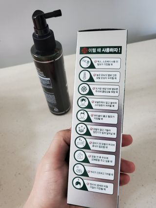 다슈코리아 다슈 데일리 안티 헤어로스 허브 헤어토닉 150ml — 5점을 준 리뷰어가 2021년 2월 올린 사용 사진