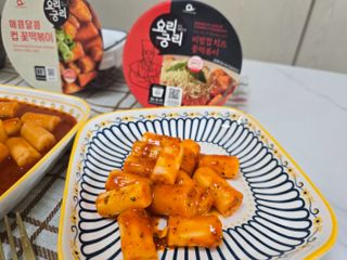 프리 [요리궁리] 타입 B (매콤,치즈,매콤까르보) 꽃떡볶이 6개입 세트 — 4.5점을 준 리뷰어가 2024년 12월 올린 사용 사진