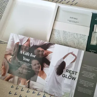 리브얼 | LIVALL 바이오셀룰로오스 마스크 레스트 앤 글로우 33ml  x 3개입 — 5점을 준 리뷰어가 2022년 7월 올린 사용 사진