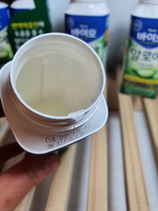 LIVE 매일바이오 알로에 드링킹 요거트 — 5점을 준 리뷰어가 2022년 4월 올린 사용 사진