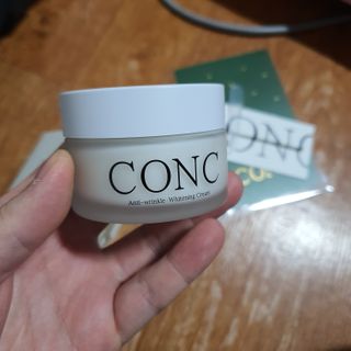 CONC 콩크 미로탐누스 안티링클 화이트닝 크림 — 5점을 준 리뷰어가 2021년 2월 올린 사용 사진