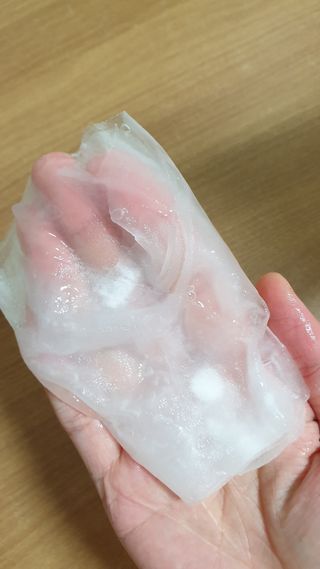 닥터마시멜로 닥터마스멜로 마블러스 아쿠아 클리닉 마스크 — 4점을 준 리뷰어가 2021년 2월 올린 사용 사진