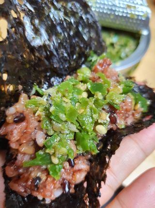 셰프애찬 수제 청양 맵짤이 400g — 5점을 준 리뷰어가 2022년 9월 올린 사용 사진