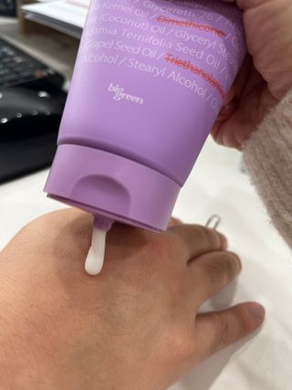 빅그린 베이비라인 3종세트 - 샴푸앤바디워시500ml,올인원로션500ml,바디크림170ml — 5점을 준 리뷰어가 2022년 11월 올린 사용 사진