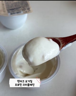 구매평★[2종 패키지]덴마크 요거밀 통오트 요거트(12,460원) — 5점을 준 리뷰어가 2025년 6월 올린 사용 사진