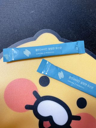 클린24시간 슬림앤유산균 1박스 (3.5g X 15포) — 5점을 준 리뷰어가 2022년 9월 올린 사용 사진