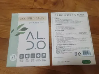 알도(A.L.D.O) 알도 에코슈브 성인 마스크(특대형) — 5점을 준 리뷰어가 2022년 9월 올린 사용 사진