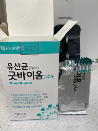 프리마인 유산균 국가지정연구소 선정, 살아있는 생유산균 200억 마리의 힘. 유산균n굿바이옴플러스 — 5점을 준 리뷰어가 2021년 10월 올린 사용 사진