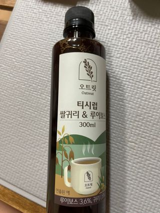 오트릿 티시럽 쌀귀리 & 루이보스 (300ml) — 3.5점을 준 리뷰어가 2022년 7월 올린 사용 사진