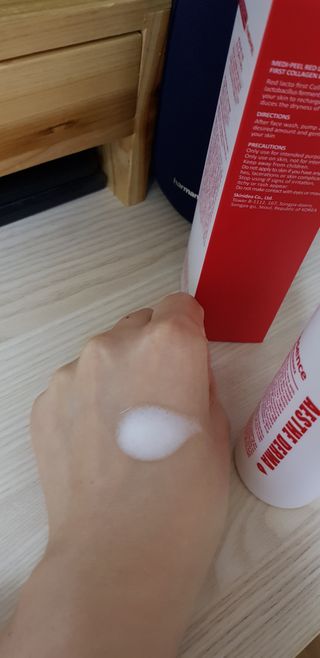 메디필 레드 락토 퍼스트 콜라겐 에센스 — 5점을 준 리뷰어가 2021년 1월 올린 사용 사진