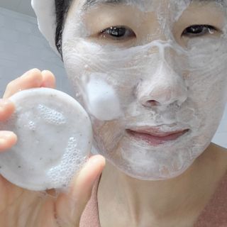 리더스코스메틱 리더스 밀크 밸런싱  마스크  솝 — 5점을 준 리뷰어가 2021년 12월 올린 사용 사진
