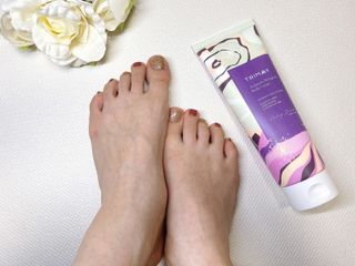 트리마이 주름개선 기능성의 퍼퓸 바디케어, 힐링 베리어 바디크림 3종 택1 — 5점을 준 리뷰어가 2022년 10월 올린 사용 사진