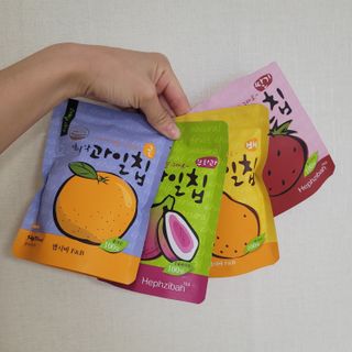 아비삭과일칩 5종 /딸기,사과,배,귤,무화과 5종 — 5점을 준 리뷰어가 2021년 5월 올린 사용 사진