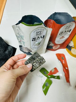 더빈트 와삭바삭 김스낵 — 4점을 준 리뷰어가 2023년 1월 올린 사용 사진