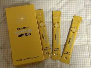 주식회사 씨크릿비에프랩 마시는 아미노산 아미토리 열대과일맛 14포 [1포, 5g / 보틀증정] — 5점을 준 리뷰어가 2022년 12월 올린 사용 사진