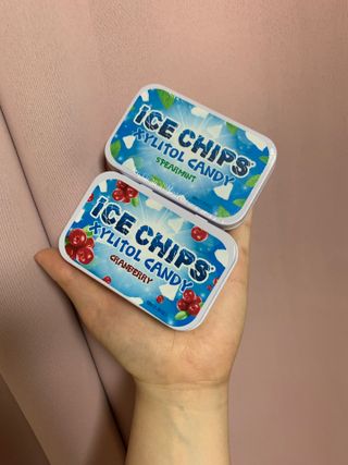 [아이스칩스] 무설탕 비건 자일리톨 캔디 7종 2개기준 — 4점을 준 리뷰어가 2021년 6월 올린 사용 사진