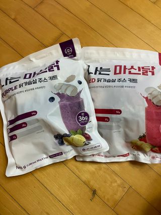 수플먼트 나는 마신닭!! 닭가슴살 주스키트, 먹기 힘들었던 닭가슴살 이제는 마시자 — 5점을 준 리뷰어가 2023년 2월 올린 사용 사진