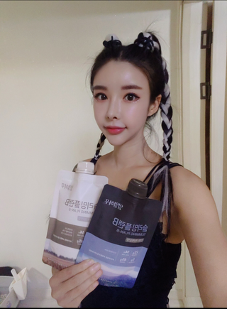 일일하우 슬리밍 플랜B 고소한 귀리맛, 진한 카카오맛 (체중조절식) — 5점을 준 리뷰어가 2023년 7월 올린 사용 사진