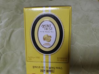몽베스트 위드더 블랜딩 하우스 _레몬 블랙티 — 5점을 준 리뷰어가 2022년 12월 올린 사용 사진