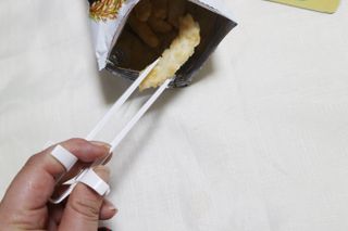 칩스틱 과자젓가락 게이밍젓가락 2ea / KC인증 식품용 — 5점을 준 리뷰어가 2021년 10월 올린 사용 사진