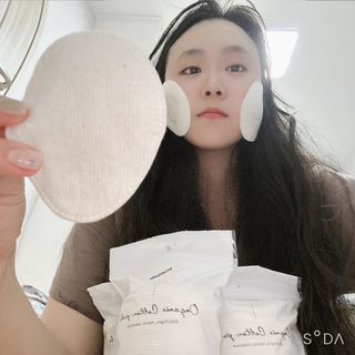 디어엘로디 무표백 021패드  12개세트 — 4점을 준 리뷰어가 2022년 11월 올린 사용 사진