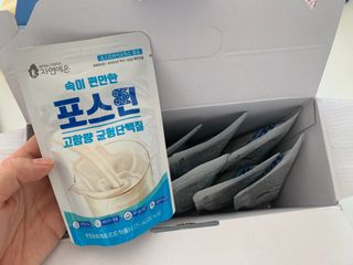 자연에온 마시는 프로틴 고함량 균형단백질 음료 포스틴 125ml 10개입 1BOX — 4.5점을 준 리뷰어가 2021년 5월 올린 사용 사진