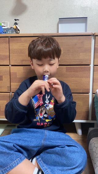 키즈텐플러스 연세 키즈텐 플러스 1개월 — 5점을 준 리뷰어가 2021년 4월 올린 사용 사진