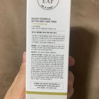 달리프 클로렐라 베러 루트 헤어토닉 100ml — 4.5점을 준 리뷰어가 2021년 4월 올린 사용 사진