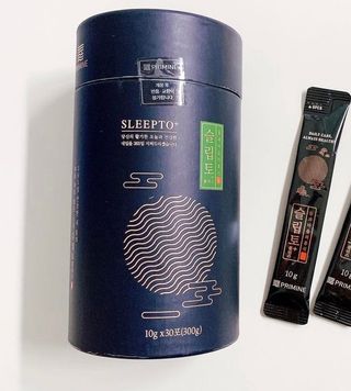 프리마인 자체 기업부설 연구소에서 찾아낸 건강한 수면의 비밀.  슬립토 플러스 30포 — 5점을 준 리뷰어가 2022년 6월 올린 사용 사진