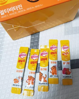 광동생활건강 [광동] 비타500데일리스틱  ★빼빼로데이★ 30포+70포+ 뚱랑이스티커+빼빼로+쇼핑백 — 5점을 준 리뷰어가 2022년 11월 올린 사용 사진