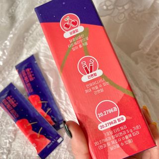 서울약사신협_쁘띠쁘띠타트체리콜라겐_20g x 14포 — 5점을 준 리뷰어가 2020년 12월 올린 사용 사진