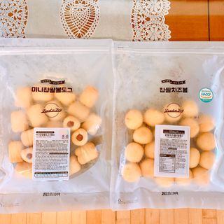 Dog&Ball 독앤볼 [Dog&Ball] 미니찹쌀볼도그 찹쌀치즈볼 — 4점을 준 리뷰어가 2021년 8월 올린 사용 사진